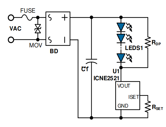 ICNE2521DE Schematic